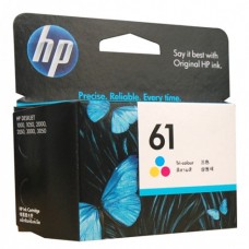 Genuine HP No 61 Tri-Colour Inkjet Cartridge (CH562WA)